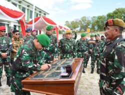 KASAD Resmikan Satuan Yonarhanud 9/AWJ dan Yonarmed 20/BY