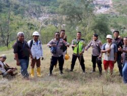 Polres Kupang Gelar Pengamanan Pengukuran dan Penetepan Pal Batas Defenitif Kawasan Hutan di Bendungan Tefmo-Manikin