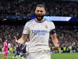 Real Madrid Bantai Levante, Karim Benzema Samai Rekor Gol Raul