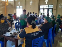 DPC WKRI Sta.Familia dan Puskesmas Sikumana Bersinergi Pemeriksaan Kesehatan Gratis