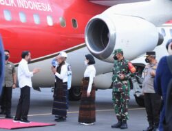 Pangdam IX/Udayana Ikut Sambut Presiden RI di Bandara H. Hasan Aroeboesman Ende