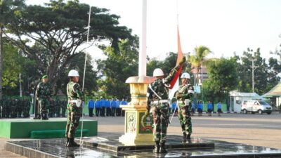 Korem 161/WS Gelar Upacara 17-an Juni 2022