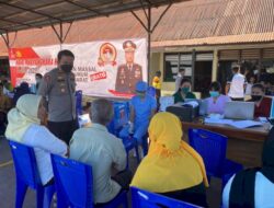 Jelang Hari Bhayangakara Ke 76 Polres Sumba Barat Gelar Vaksinasi Masal