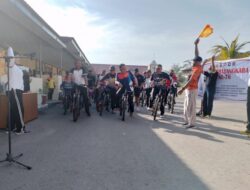 Semarak HUT ke-76 Bhayangakara, Polres Kupang Laksanakan Olahraga Fun Bike Serentak