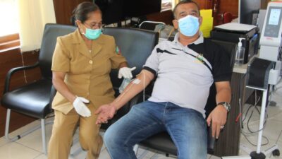 Sambut HBA Ke-62, Kejari Sumba Barat Gelar Donor Darah