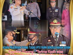 Happy Ending !!! Iptu Purnawirawan Sergius Nahak Seran Dilepas Dengan Seremoni Pedang Pora