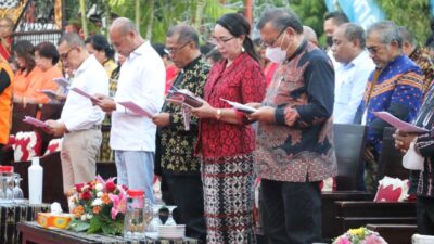 Hadiri Ibadah Syukur HUT Ke-408 GMIT Jemaat Kota Kupang, Gubernur VBL Berikan Apresiasi