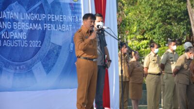 Pimpin Apel Perdana, Penjabat Wali Kota Pastikan Tidak Tawar Menawar Soal Disiplin
