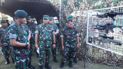 Cek Kesiapan Satgas Pamtas RI-RDTL, Pangdam: Pegang Teguh Santi Aji TNI Kunci Keberhasilan Tugas
