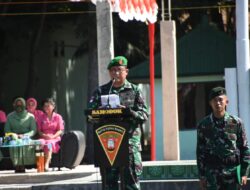 Wadankolakops Satgas Pamtas RI-RDTL Pimpin Upacara Penerimaan Yonif RK 744/SYB