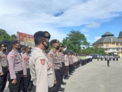 Kapolres Sumba Barat Pimpin Apel Gelar Pasukan Operasi Zebra Turangga