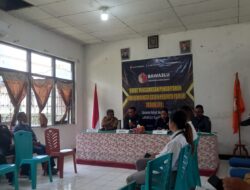 Bawaslu Sumba Barat Gelar Rakor Pengawasan Pendaftaran dan Verifikasi Calon Peserta Pemilu
