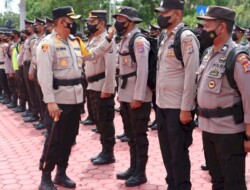 Kapolres Kupang Lepas Pasukan Pengamanan Tahap II Menuju 147 TPS