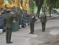 Kolonel Cpl Simon Pimpin Upacara Bendera Memperingati Hari Pahlawan