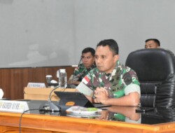 Kasrem 161/WS Hadiri Pembukaan Reviu PMPRB Melalui Video Conference