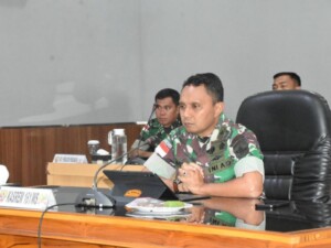Kasrem 161/WS Hadiri Pembukaan Reviu PMPRB Melalui Video Conference