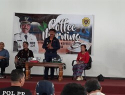 Pj Wali Kota Kupang Coffee Morning Bersama Awak Media