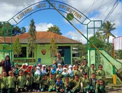Dekatkan Diri dengan TNI,Siswa Siswi TK Azahrah Kunjungi Koramil 1613-03/Katikutana