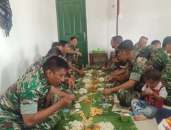 Makan Bareng,Cara Kodim 1613/Sumba Barat Jalin Keakraban dan Pupuk Kekeluargaan