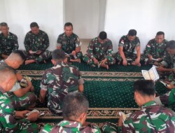 Bentuk Rasa Syukur Kepada Sang Pencipta,Personil Kodim 1613/Sumba Barat Gelar Doa Bersama