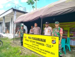 Anggota Kodim 1613/Sumba Barat Bersama Polri Lakukan Pengamanan Lebaran