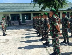Jaga Kondusifitas Pasca Lebaran,Anggota Kodim 1613/Sumba Barat Gelar Apel Siaga On Call