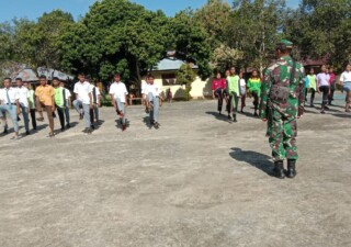 Siapkan Calon Paskibra Tingkat Kecamatan,Babinsa Koramil 1613-01/Loli Turut Serta dalam Seleksi