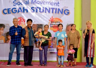 Penjabat Wali Kota Kupang Apresiasi Social Movement Tribune News untuk Cegah Stunting