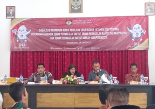 KPU Sumba Barat Gelar Sosialisasi Pencalonan Anggota DPRD Kabupaten Kota Pemilu 2024