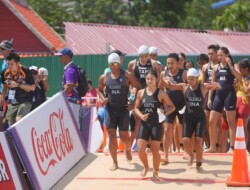 Atlit Aquathlon Indonesia Meraih Medali Pertama
