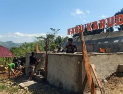 Pembuatan Ruang Terbuka Hijau TMMD ke 117 Kodim 1613/Sumba Barat Hampir Capai 100%