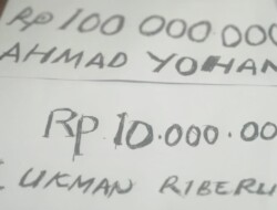 Selamatkan PERSEFTIM ke ETMC Rote Ndao, Donasi AYO Rp100 juta, Lukman Riberu Rp10 juta