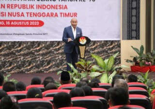 Pidato Gubernur NTT Pada Perayaan HUT Ke-78 Kemerdekaan RI