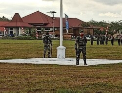 Sukseskan Upacara HUT Kemerdekaan RI ke-78,Anggota Koramil 1613 – 03/Katikutana Ikut Bertugas