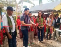 Stevano Rizki Adranacus Resmikan Sumur Bor di Desa Tanah Merah