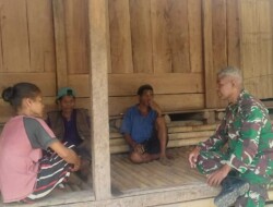 Babinsa Koramil 1613-01/Loli,Himbau Warga Agar Selalu Jaga Kamtibmas
