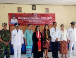 Hadiri Pelantikan Kepala Desa Se –  Kecamatan Umbu Ratu Nggay,Babinsa 1613 – 03/Katikutana Siap Bersinergi