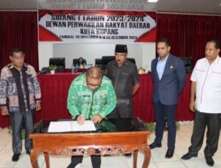 Pemkot dan DPRD Kota Kupang Sepakat Tetapkan Perda Tentang APBD 2024