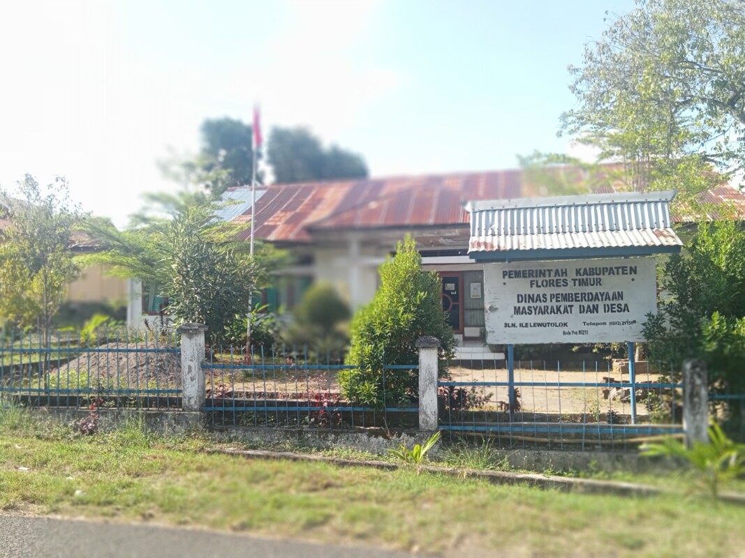 Kantor Dinas Pemberdayaan Masyarakat dan Desa Kabupaten Flores Timur: Foto (OLA/Ranakanews.com)