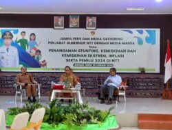 Penjabat Gubernur Paparkan Tentang Stunting, Kemiskinan dan Inflasi di NTT