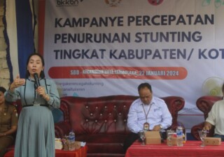 Di Desa Lokolaki Ratu Wulla Minta Masyarakat Dukung Percepatan Penurunan Stunting