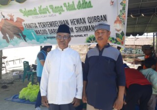 Maknai Idul Adha adalah Berbagi; Ini Kata Imam Masjid Darussalam Sikumana Hj. Rambeldini