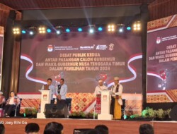 Debat Publik Kedua, Cagub Ansy Lema Lupa Sampaikan Beberapa Bendungan Karya Nyata Jokowi di NTT