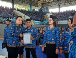 Wali Kota dan Wakil Wali Kota Serahkan SK bagi 1.747 PPPK Tahap I