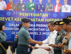 Terima Penganugerahan Brevet Hiperbarik, Gubernur Melki Apresiasi TNI AL
