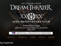 JNE Jadi Official Logistics Partner Konser Dream Theater 40th Anniversary Tour di Jakarta