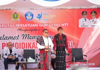 Hardiknas 2026, Gubernur Emanuel Melkiades Laka Lena Tekankan Tiga Pilar Pendidikan di Nusa Tenggara Timur