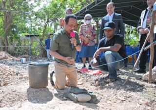 Sekda Kota Kupang Hadiri Peletakan Batu Pertama Pembangunan Gedung GBIS Bukit Zaitun Sikumana