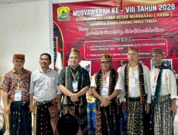Musyawarah VIII KKBM Timika Sukses Digelar, Alfonsius Abu Terpilih sebagai Ketua Umum Periode 2026–2031