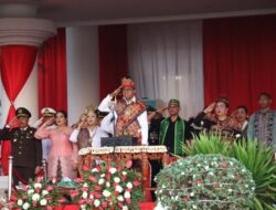 Wagub Johni Asadoma Pimpin Upacara Penurunan Bendera HUT Ke-81 Kemerdekaan Republik Indonesia Tingkat Provinsi NTT